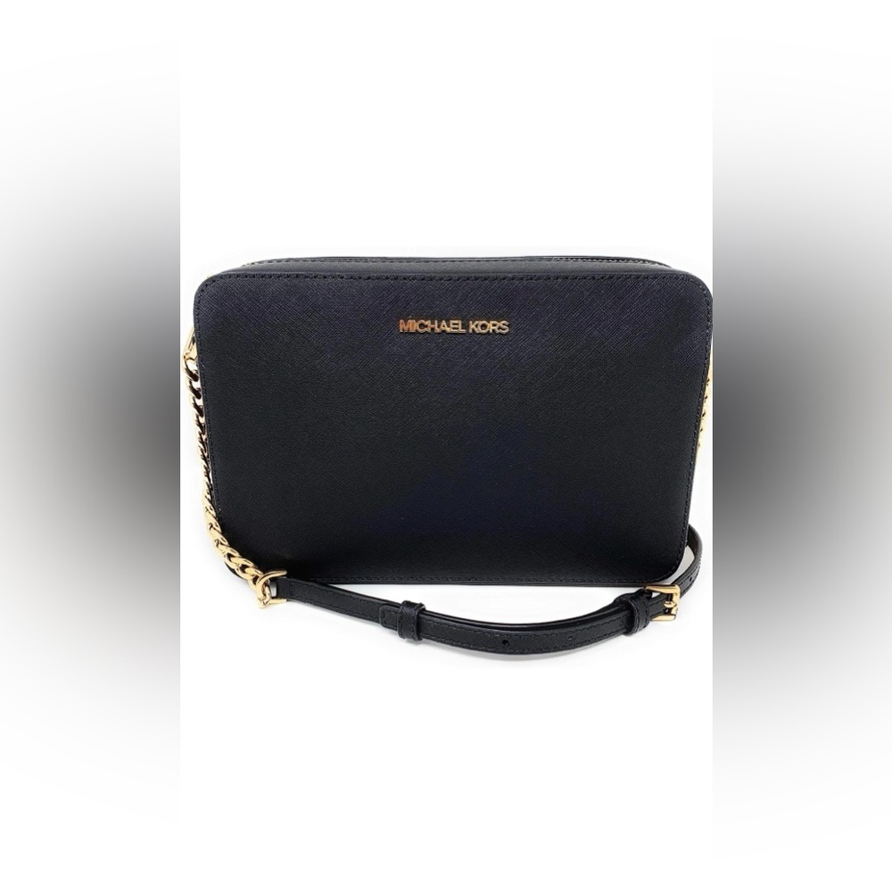 Michael Kors Jet Set Large Saffiano Leather Crossbody Bag